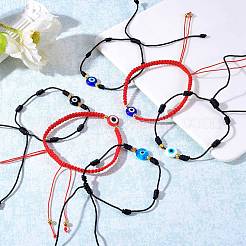 Verstellbare Nylonfäden geflochtene Perlenarmbänder&nbsp;BJEW-SZ0001-52