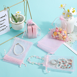 100 pz grandi sacchetti in organza per scarpe portatili&nbsp;OP-SP0001-03D-03