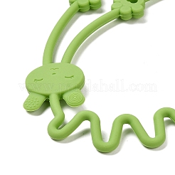Catene porta ciuccio in silicone 2 in 1&nbsp;AJEW-G050-02B