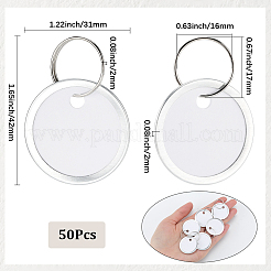50 porte-clés vierge en aluminium&nbsp;KEYC-SP0001-12