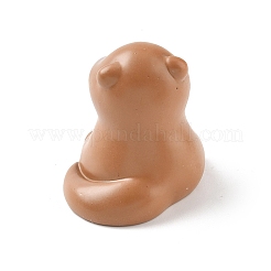 Figurines décoratives en résine de loutre applaudissant&nbsp;DJEW-E015-02B