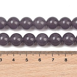 Gefärbt natürlichen weißen Jade Perlen Stränge&nbsp;GG-CBAEB22-B01-10mm-03