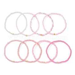 8 Stück Stretch-Armbänder aus Glasperlen für Damen&nbsp;BJEW-MZ00269