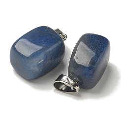 Anhänger aus natürlichem blauem Aventurin (gefärbt und erhitzt)&nbsp;G-Z067-03P-06