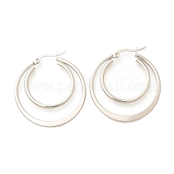 201 Edelstahl Ohrringe&nbsp;EJEW-Q026-06P-B