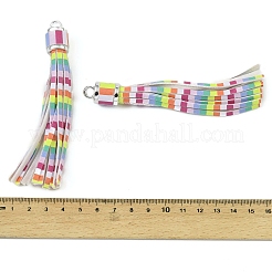 PU-Leder Quaste Anhänger Dekorationen&nbsp;FIND-K027-01P-01