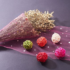 Rubans de maille déco à paillettes étoiles&nbsp;OCOR-P010-F04