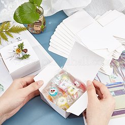 Faltbare kreative Kraftpapierbox&nbsp;CON-WH0062-05A-WH