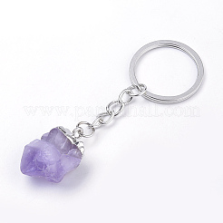 Natürlicher Amethyst keychain&nbsp;KEYC-S252-12