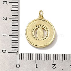 Micro-pavé de laiton plaqué en rack&nbsp;KK-D088-18G