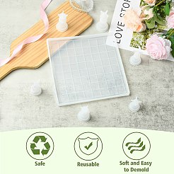 7 Stück 7 Stile DIY Schachfiguren Silikonformen&nbsp;DIY-CJ0003-25
