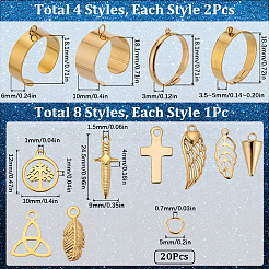 DIY-Set zur Herstellung von Charm-Fingerringen&nbsp;DIY-SC0023-59