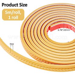 PVC selbstklebende flexible Formleiste&nbsp;DIY-WH0671-023A