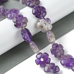 Natürlichen Amethyst Perlen Stränge&nbsp;G-H023-B08-01