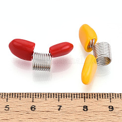Mini-Perlenklemmen aus Eisen mit Federn zum Perlenschmuckmachen&nbsp;TOOL-T012-01A-02