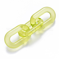 Transparentem Acryl Verknüpfung Ringe&nbsp;LS-OACR-S036-006A-J05