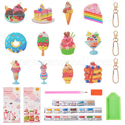 Eiscremetorte Dessert DIY Diamantmalerei Anhänger Dekorationssets&nbsp;DIY-TA0010-76