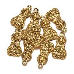 Pendente in lega stile tibetano&nbsp;PALLOY-K1363-AG-RS