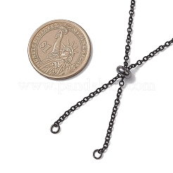 Herstellung einer Halskette mit Schiebeverschluss aus 2 mm Edelstahl 304 (Kabelkette)&nbsp;AJEW-JB01501