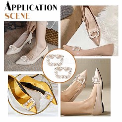 2 décoration de chaussure en strass cristal&nbsp;DIY-OC0009-93KCG