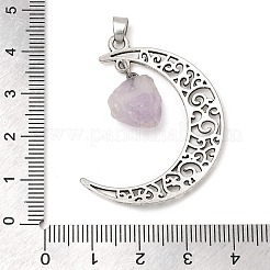 Pendentifs en améthyste naturelle brute brute&nbsp;GG-CBA2C9C-01AS