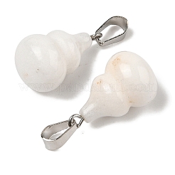 Natürliche weiße Jade Anhänger&nbsp;G-B127-03P-14