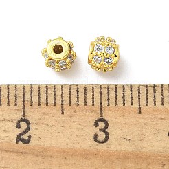 Perline zirconi micro pave  in ottone&nbsp;KK-A236-08G-02