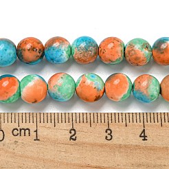 Synthetische imperiale Jaspisperlenstränge&nbsp;G-N342-25A-1