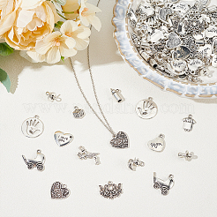 120 pendentif en alliage de style tibétain pour la fête des mères&nbsp;FIND-WR0011-46