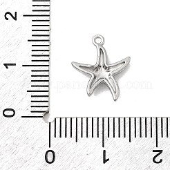 Anhänger aus Edelstahl 304 mit Meeresorganismenmotiv&nbsp;STAS-Z179-40P-02A