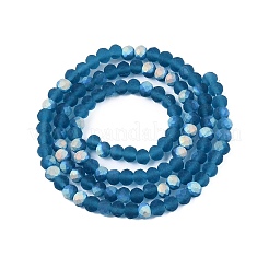 Chapelets de perles en verre transparente  &nbsp;EGLA-A044-T4mm-MB27