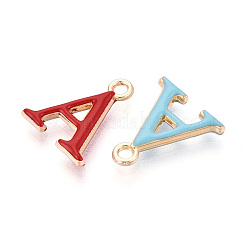 Crémaillère placage pendentifs en émail d'alliage&nbsp;ENAM-T024-53A-G