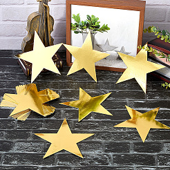 80 Stück Papier-Glitzerstern-Wanddekoration&nbsp;AJEW-SP0001-15B-01