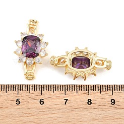 Messingpavé mit Zirkonia-Faltschließe&nbsp;CU-CBAA6E8-09G
