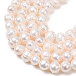 Fili di perle di perle d'acqua dolce coltivate naturali&nbsp;PA-CBABE82-15B