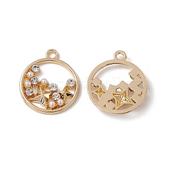 Legierung Kristall Strass Anhänger&nbsp;ALRI-K049-12G