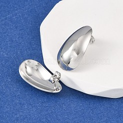 Boucles d'oreilles à tige en acier inoxydable 304&nbsp;LS-EJEW-I323-01P-05