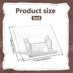 Zusammengebauter Bücherregalständer aus Acryl&nbsp;AJEW-WH0083-96