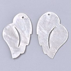 Natürliche Capiz Shell Anhänger&nbsp;SHEL-N026-97