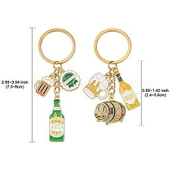 Schlüsselanhänger aus Emaille mit Oktoberfest-Motiv&nbsp;KEYC-YW00150-01