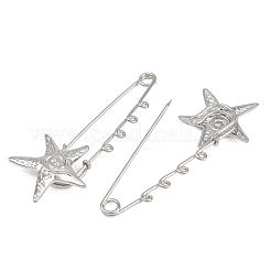Spille di sicurezza a forma di stella marina e vortice in acciaio inossidabile 304&nbsp;SA-CBA098D-16A-P04
