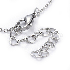 Set di collane e orecchini pendenti in acciaio inossidabile&nbsp;SJEW-JS01027