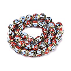 Perles en porcelaine manuelles&nbsp;PORC-Q007-07D