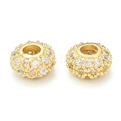 Perline zirconi micro pave  in ottone&nbsp;KK-P228-56G