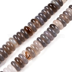 Natürlichen graue Achat Perlen Stränge&nbsp;G-T138-71