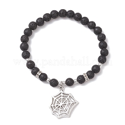 6 Stück Halloween-Charm-Armbänder aus Legierung&nbsp;BJEW-JB12099