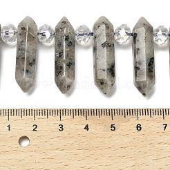 Natürliche Sesamjaspis-Doppelendperlenstränge&nbsp;G-H069-A05-01