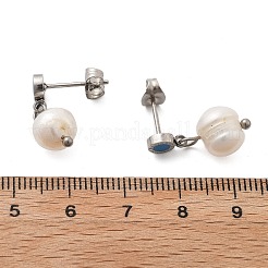 Orecchini pendenti in acciaio inossidabile 304&nbsp;EJEW-F354-07P