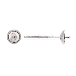 Accessoires de clous d'oreilles en 925 argent sterling&nbsp;X-STER-K167-027B-S