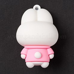 Große Anhänger aus undurchsichtigem PVC-Kunststoff&nbsp;KY-G017-C05